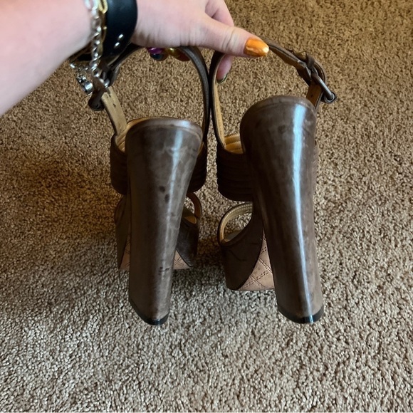 L.A.M.B. ‘Mabelle’ platform Heels size 8.5 EUC - Picture 4 of 6